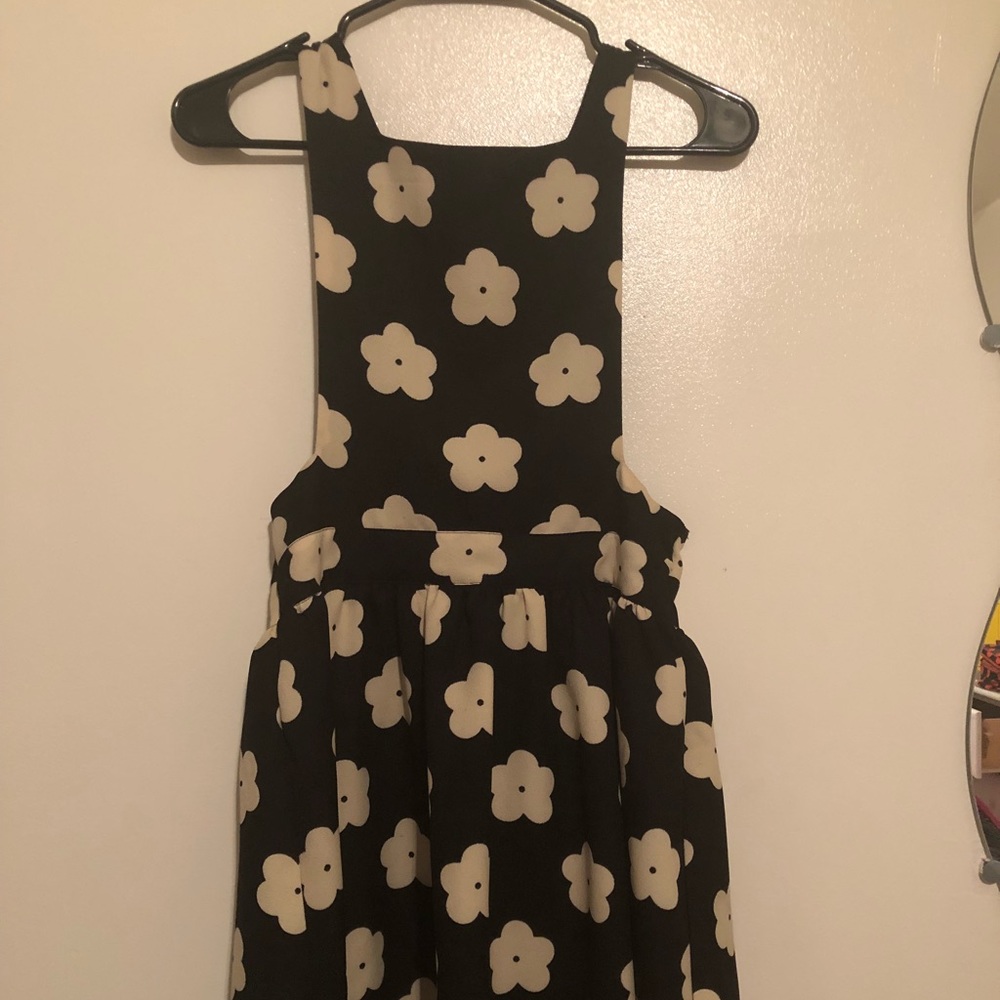 Floral overall dress